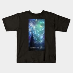 Van Gogh - starry night Kids T-Shirt